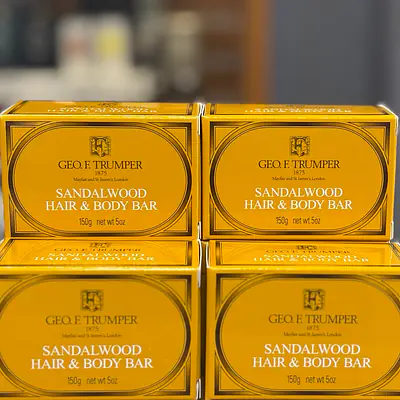 Geo F Trumper Sandalwood Hair & Body Bar 150g primary image