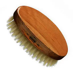 GB Kent Gent's Travel Or Boys Hair Brush MC4  Oval - Cherry wood