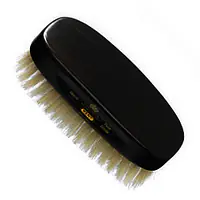 GB Kent Gent's Hair Brush MN1B  Rectangular, ebony wood, pure white bristle. - Master