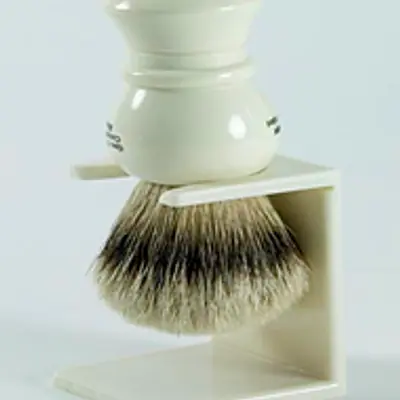 Geo F Trumper Simulated Ivory Drip Stand primary image