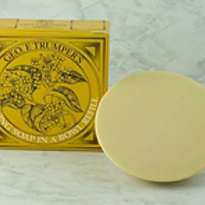 Geo F Trumper Sandalwood Shaving Soap Wooden Bowl Refill