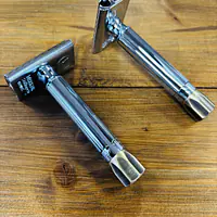 Merkur Progress 500 Adjustable Safety Razor (Antique Brass) - Master