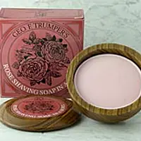 Geo F Trumper Rose Shaving Soap in a Wooden Bowl (80g) - Master