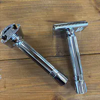Merkur Progress 500 Adjustable Safety Razor (Bright Chrome) - Master