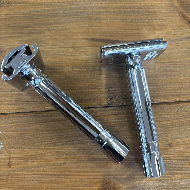 Merkur Progress 500 Adjustable Safety Razor (Bright Chrome) - Master
