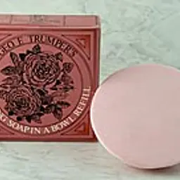 Geo F Trumper Rose Shaving Soap Wooden Bowl Refill (80g)