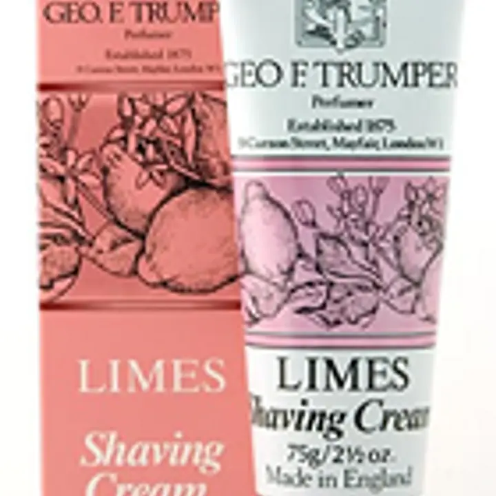 Geo F Trumper Extract of Limes Soft Shaving Cream in Stand Up Tube (75g) - Master