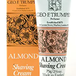 Geo F Trumper Almond Soft Shaving Cream in Stand Up Tube (75g)