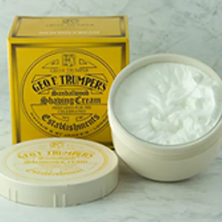 Geo F Trumper Sandalwood Soft Shaving Cream in Screw Thread Pot (200g)