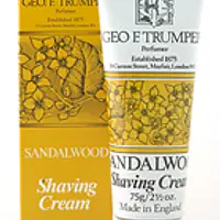 Geo F Trumper Sandalwood Soft Shaving Cream in Stand Up Tube (75g) - Master