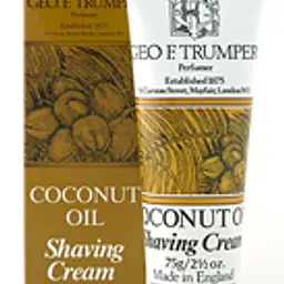 Geo F Trumper Coconut Soft Shaving Cream in Stand Up Tube (75g)