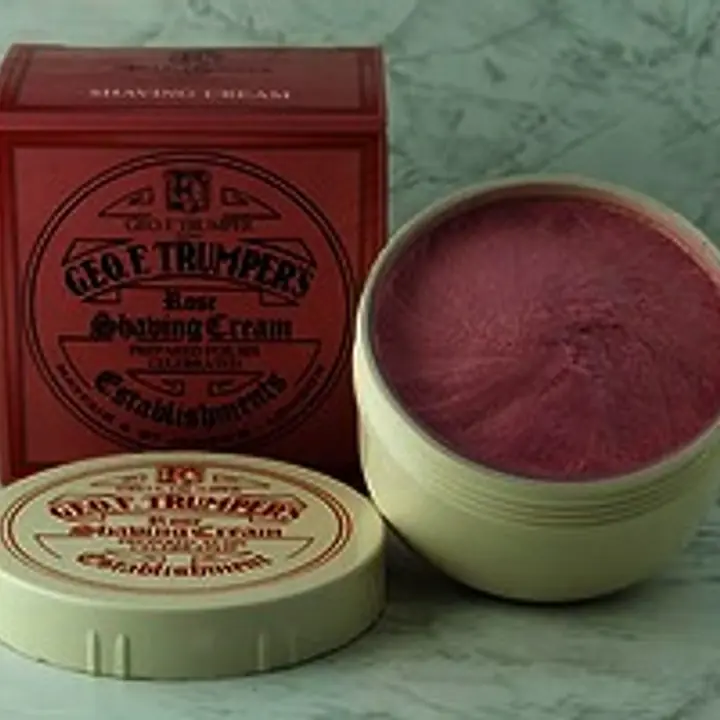Geo F Trumper Rose Soft Shaving Cream screw thread pot 200g