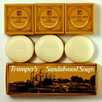 Geo F Trumper Traditional Sandalwood Hand Soap Collection (3 x 75g Tablet) - Master
