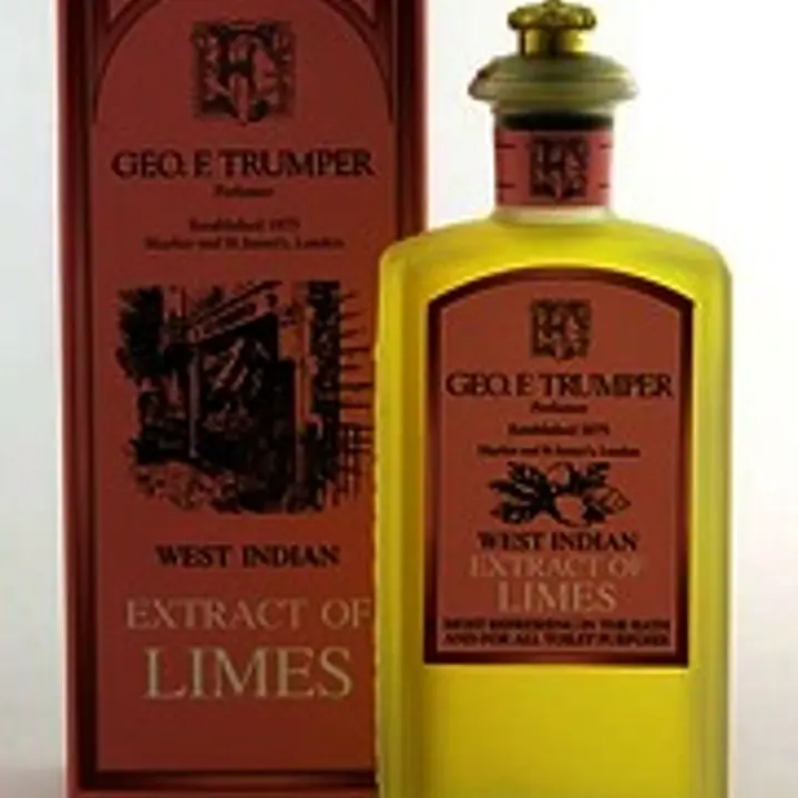 Geo F Trumper Extract of Limes Cologne glass crown top bottle (splash) 100ml