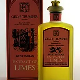 Geo F Trumper Extract of Limes Cologne glass crown top bottle (splash) 100ml