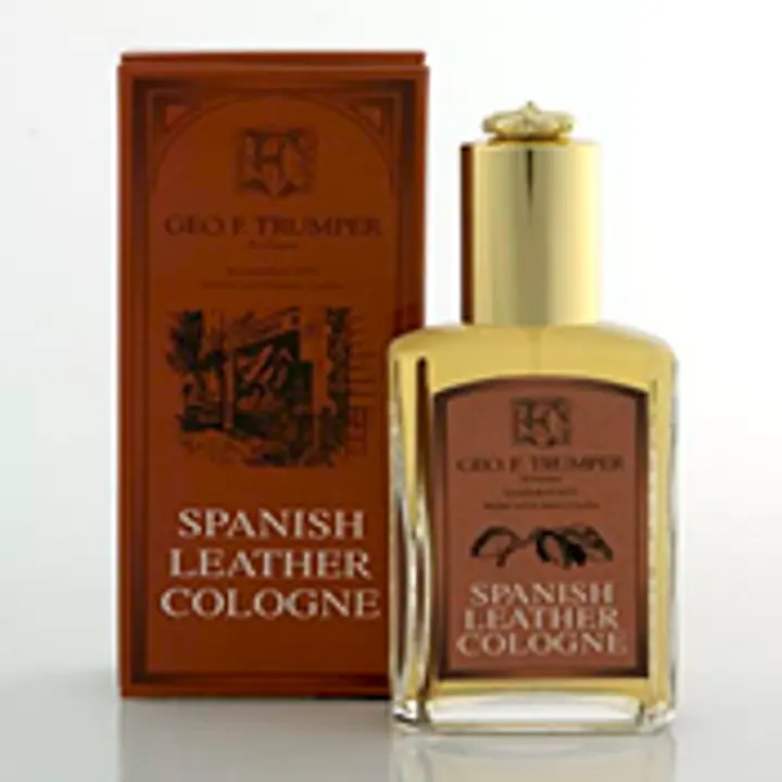 Geo F Trumper Spanish Leather Cologne glass atomiser bottle (50ml)