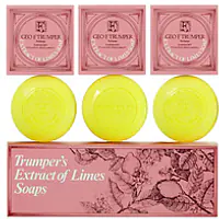 Geo F Trumper Traditional Limes Hand Soap Collection (3 x 75g Tablet) - Master
