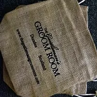 The Gentleman's Groom Room Natural Jute Draw String Gift Bag - Master