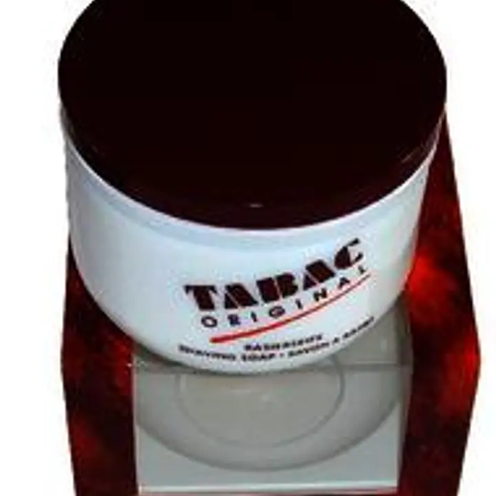 Tabac Original Shaving Soap In Glass Shaving Bowl 125g