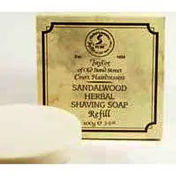 Taylor of Old Bond Street Sandalwood Shaving Soap re-fill 100g