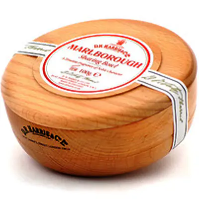 D.R Harris Marlborough Shaving Soap In Beech Wood Shaving Bowl 100g primary image