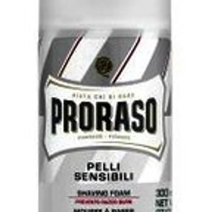 Proraso (White) Sensitive Skin Green Tea Shaving Foam Can 300ml - Master