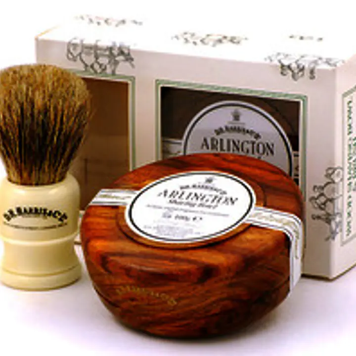 D.R Harris Shaving Brush and Shaving Soap Gift Set - Master