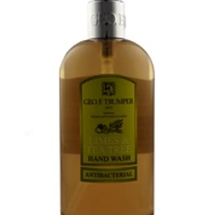 Geo F Trumper Limes and Tea Tree Antibacterial Hand Wash contains lime and lemon tea tree oils 500ml
