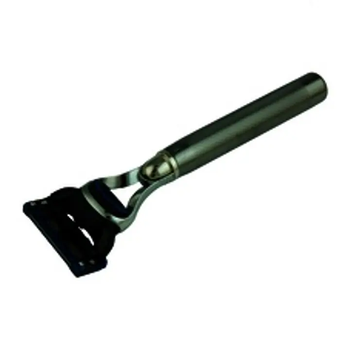 Geo F Trumper Gunmetal Crosshatch Fusion Razor - Master