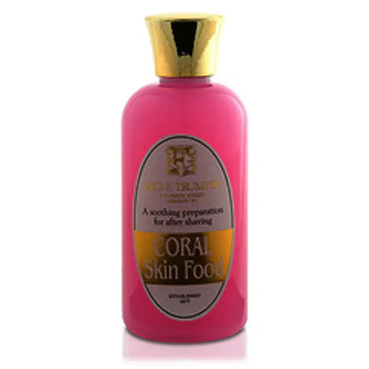 Geo F Trumper Coral Skin Food plastic travel bottle 100ml - Master