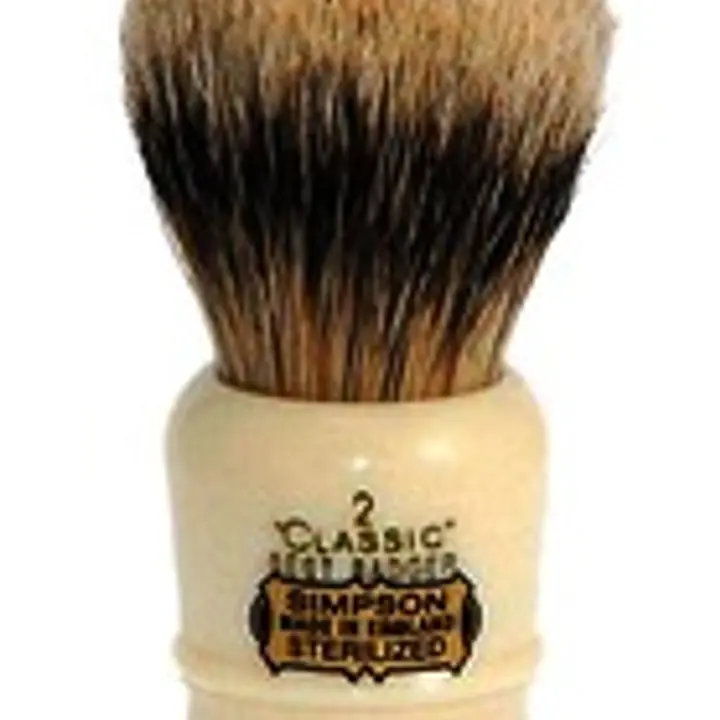 Simpsons Classic 2 Best Badger Hair Shaving Brush - Master