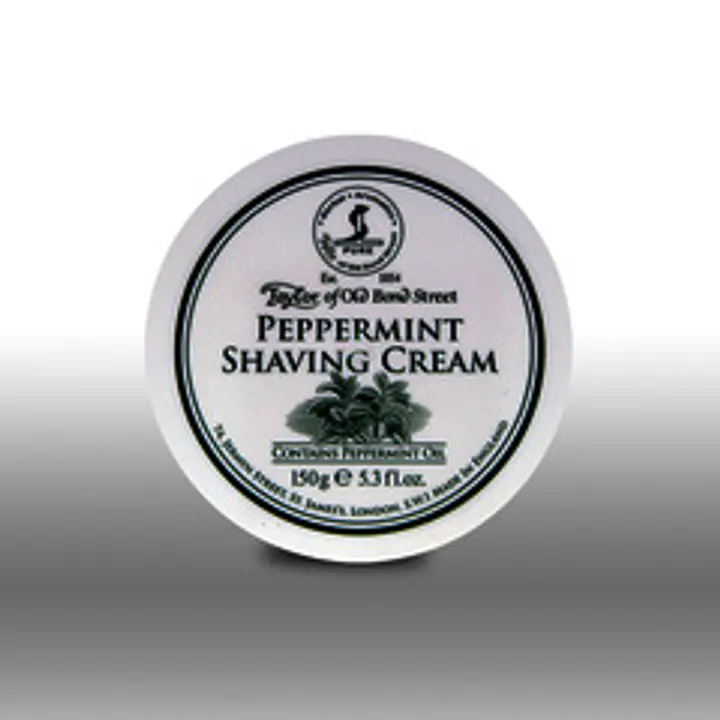 Taylor of Old Bond Street Peppermint Shaving Cream Tub 150g