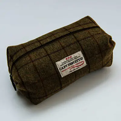 Captain Fawcett's Tweed Wash Bag primary image
