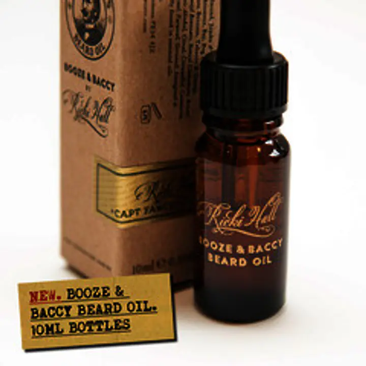 Captain Fawcett's Ricki Hall Booze & Baccy Beard Oil 10ml - Master