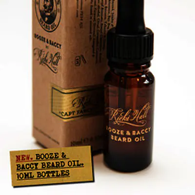 Captain Fawcett's Ricki Hall Booze & Baccy Beard Oil 10ml primary image