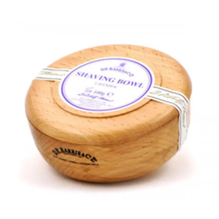 D.R Harris Lavender Shaving Soap In Beech Wooden Bowl 100g