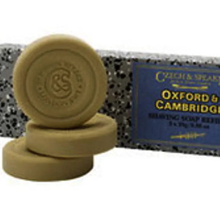 Czech & Speake Oxford & Cambridge Shaving Soap Refill 25g x 3 - Master