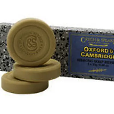 Czech & Speake Oxford & Cambridge Shaving Soap Refill 25g x 3 primary image