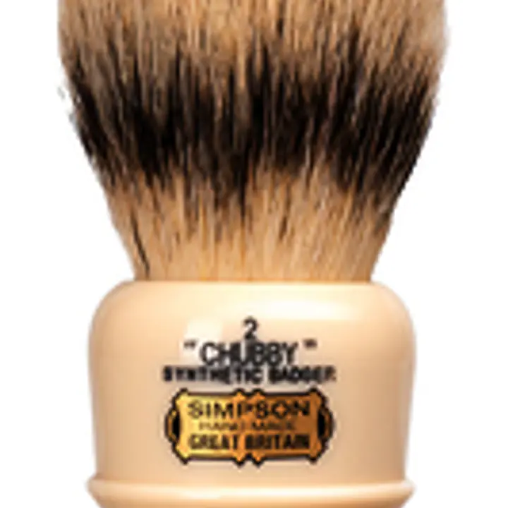Simpsons Chubby 2 Synthetic Badger Hair Shaving Brush