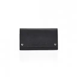 Pittards Large Modern Travel Wallet Attacama Black Leather
