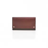 Pittards Large Modern Travel Wallet Attacama Tobago Brown Leather - Master