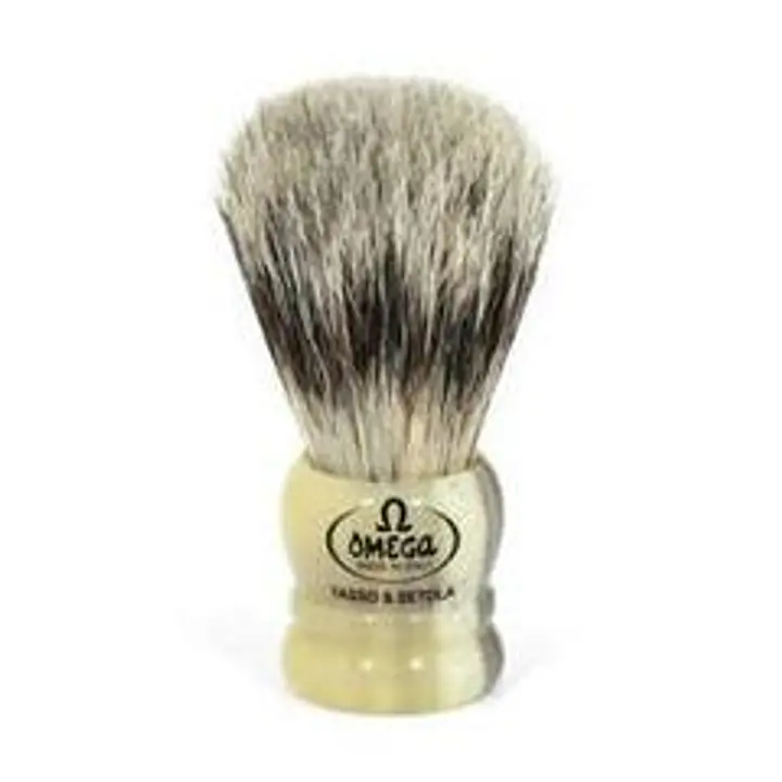Omega Mighty Midget (Mixed Midget) Badger/Boar Hair Shaving Brush - Master