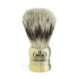 Omega Mighty Midget (Mixed Midget) Badger/Boar Hair Shaving Brush
