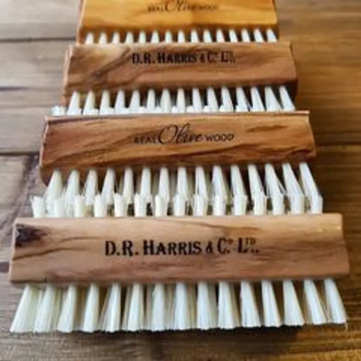 D.R Harris Real Olive Wood Large Nail Brush - Master