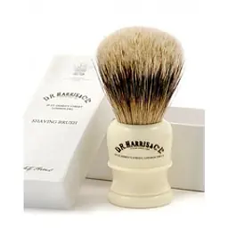 D.R Harris H3 Badger Hair Shaving Brush Imitation Ivory Base