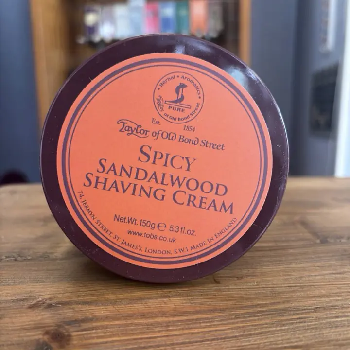 Taylor Of Old Bond Street Spicy Sandalwood Shaving Cream 150g Pot
