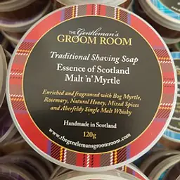 Essence of Scotland Malt 'n' Myrtle Traditional Shaving Soap 120g