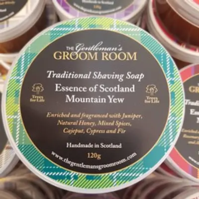Essence of Scotland Mountain Yew Traditional Shaving Soap primary image
