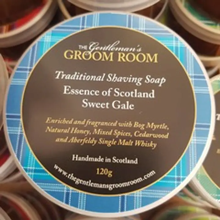 Essence of Scotland Sweet Gale Traditional Shaving Soap 120g