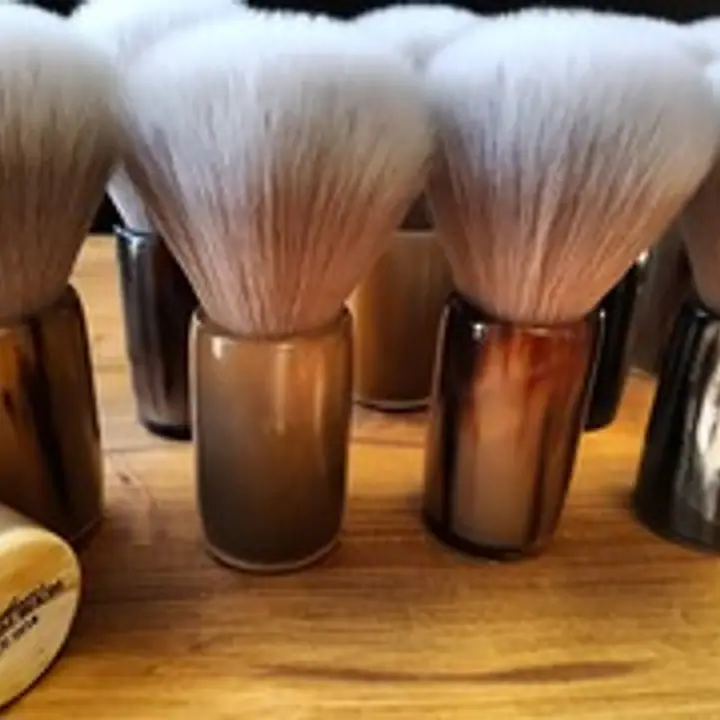 The Gentleman's Groom Room LTD Edition Grey/White Synthetic Shaving Brush
